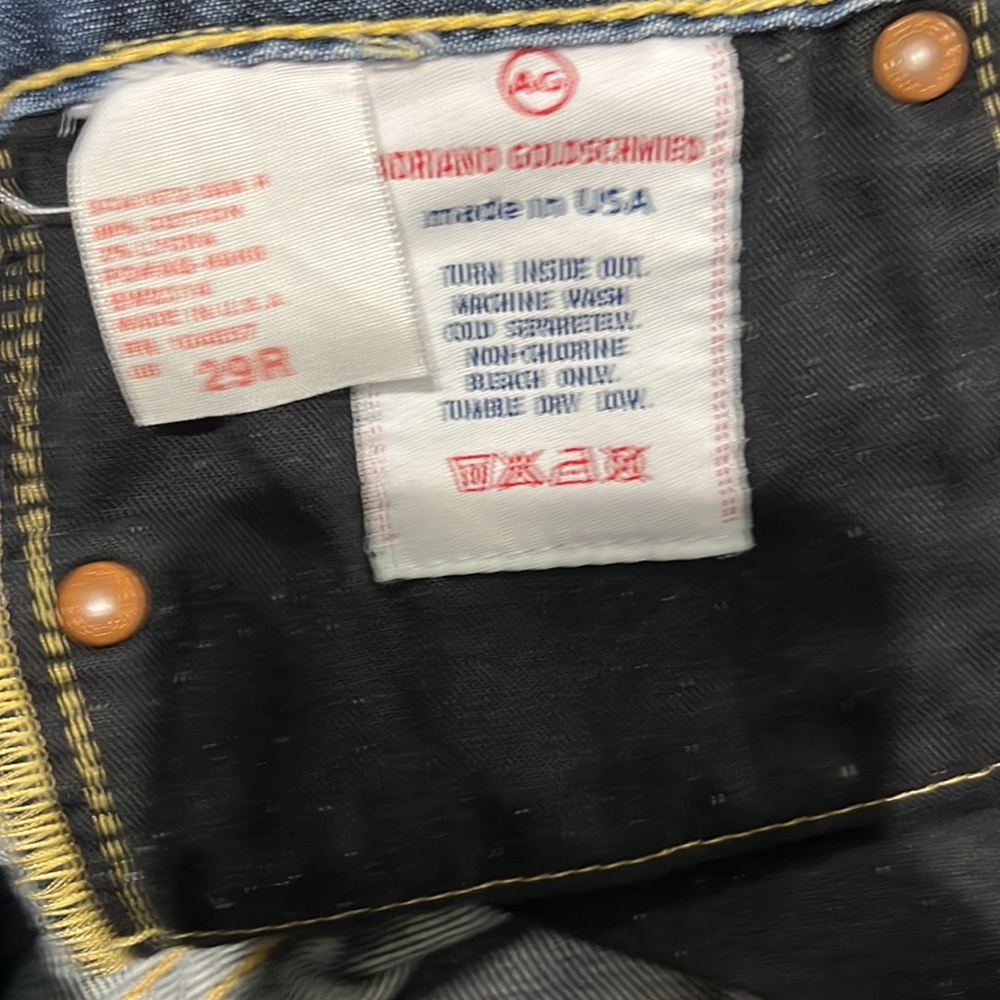 AG WOMEN’S THE CLUB STRETCH FLARE JEANS SZ 29R Great Condition - Picture 6 of 6